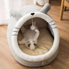 Foldable Deep Sleep Cat Bed Cave – Removable & Washable Pet Bed