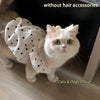 🎀 Polka Dot Princess Pet Dress – Summer Slim Fit Outfit