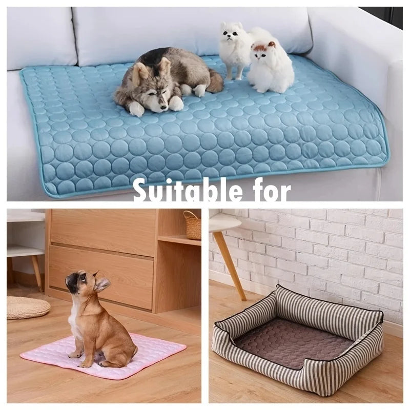 Self-Cooling Pet Mat – Summer Cooling Bed for Dogs & Cats