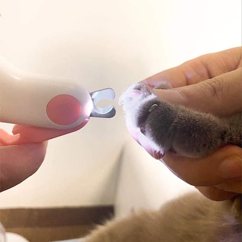 LED Pet Nail Clipper – Safe & Precise Claw Trimmer for Dogs & Cats