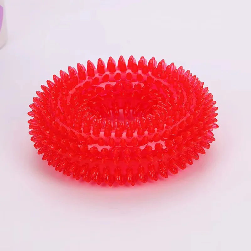 Dog Chew Toy – Thorn Ring for Teeth Cleaning & Interactive Play