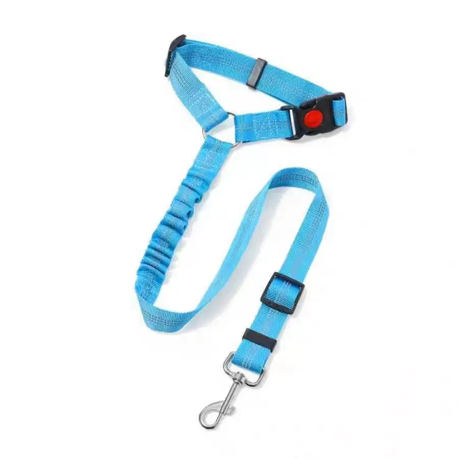 Reflective Pet Car Seat Belt & Harness – Safety Leash for Dogs & Cats