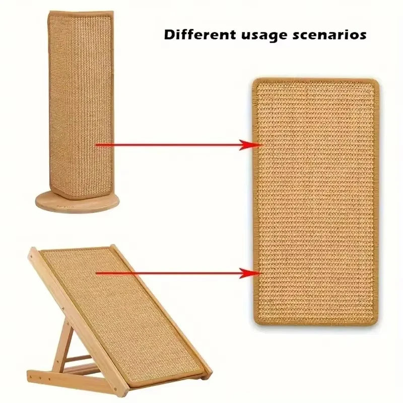 Natural Sisal Cat Scratcher Mat – Horizontal Floor Pad