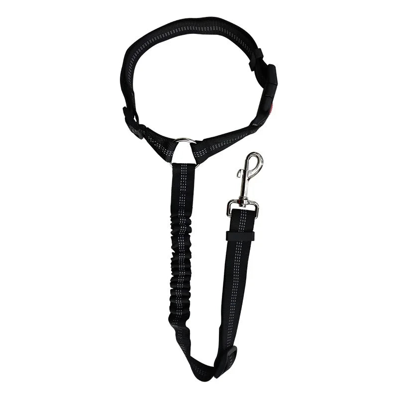 Reflective Pet Car Seat Belt & Harness – Safety Leash for Dogs & Cats