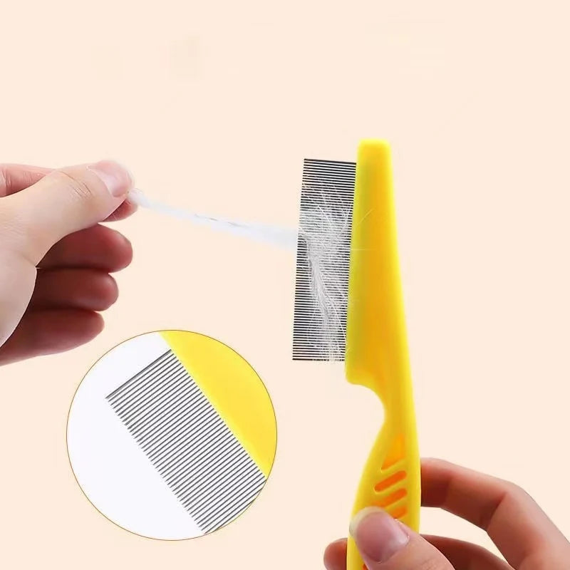 Stainless Steel Flea & Grooming Comb for Dogs and Cats