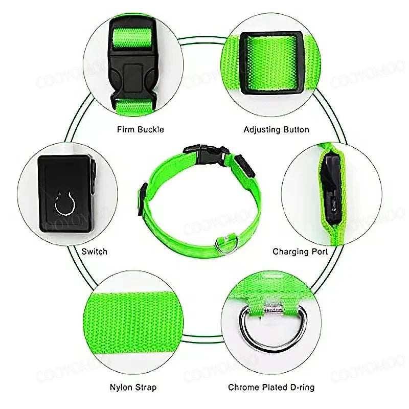 🐶 Quick Release Nylon Dog Collar – Durable Everyday Pet Collar