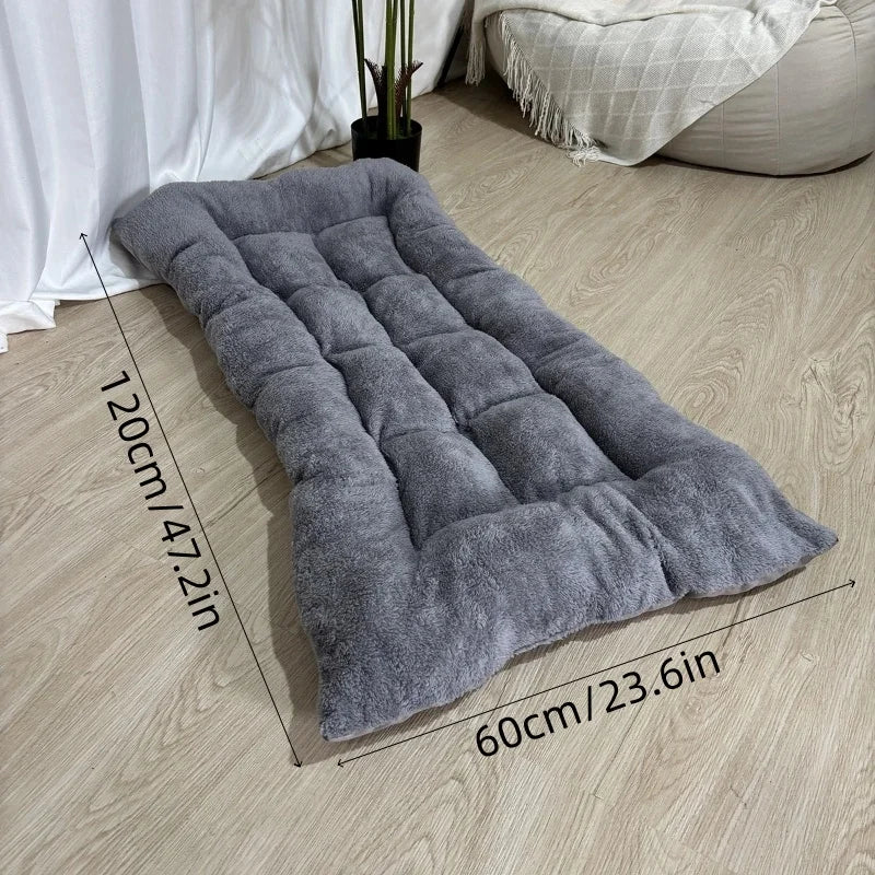 Extra Large Plush Dog Bed Mat – Thick Soft Crate & Sofa Cushion