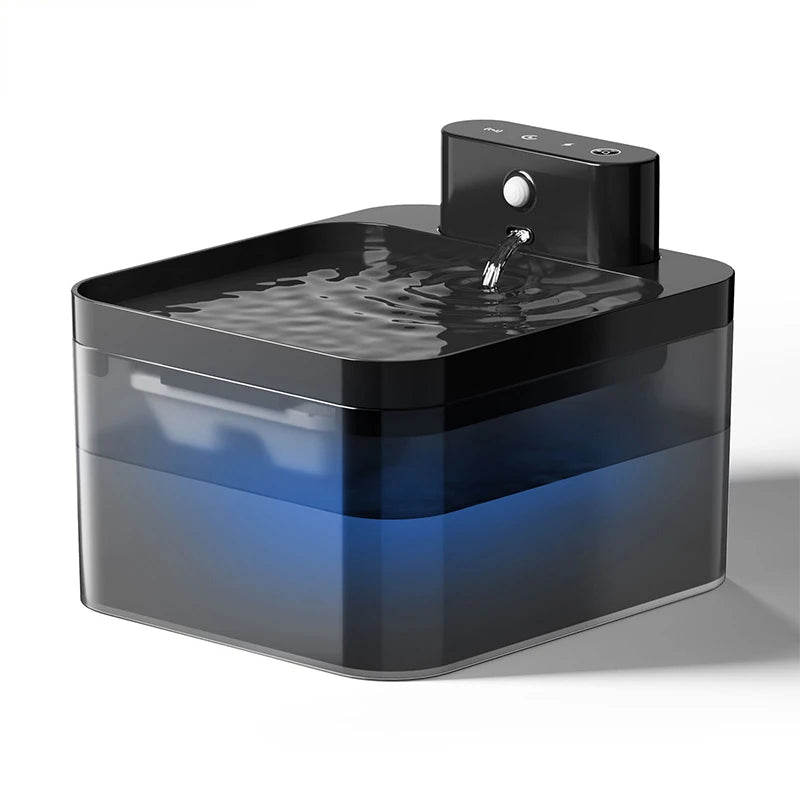 Wireless Automatic Pet Water Fountain – Smart Infrared Cat & Dog Dispenser 2600mAh