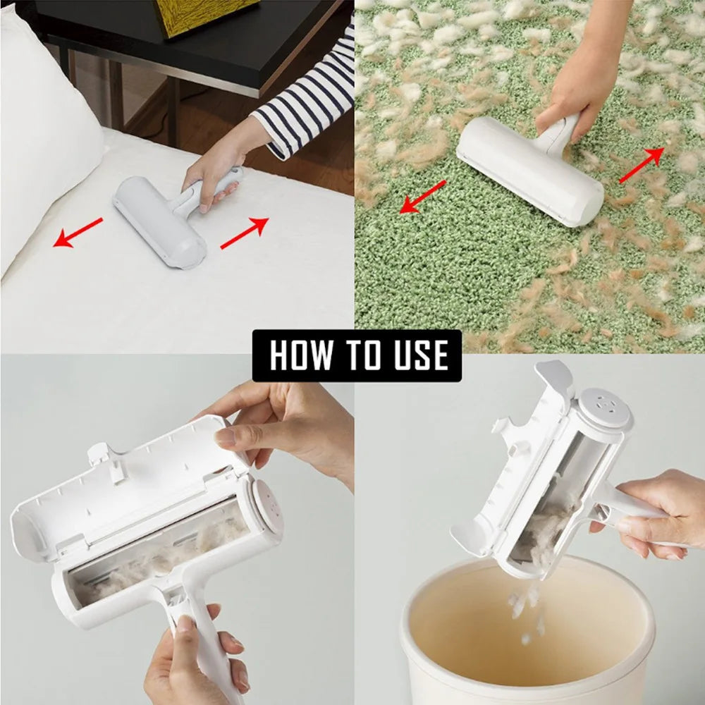 Pet Hair Remover Roller – Reusable Fur Removal for Cats & Dogs