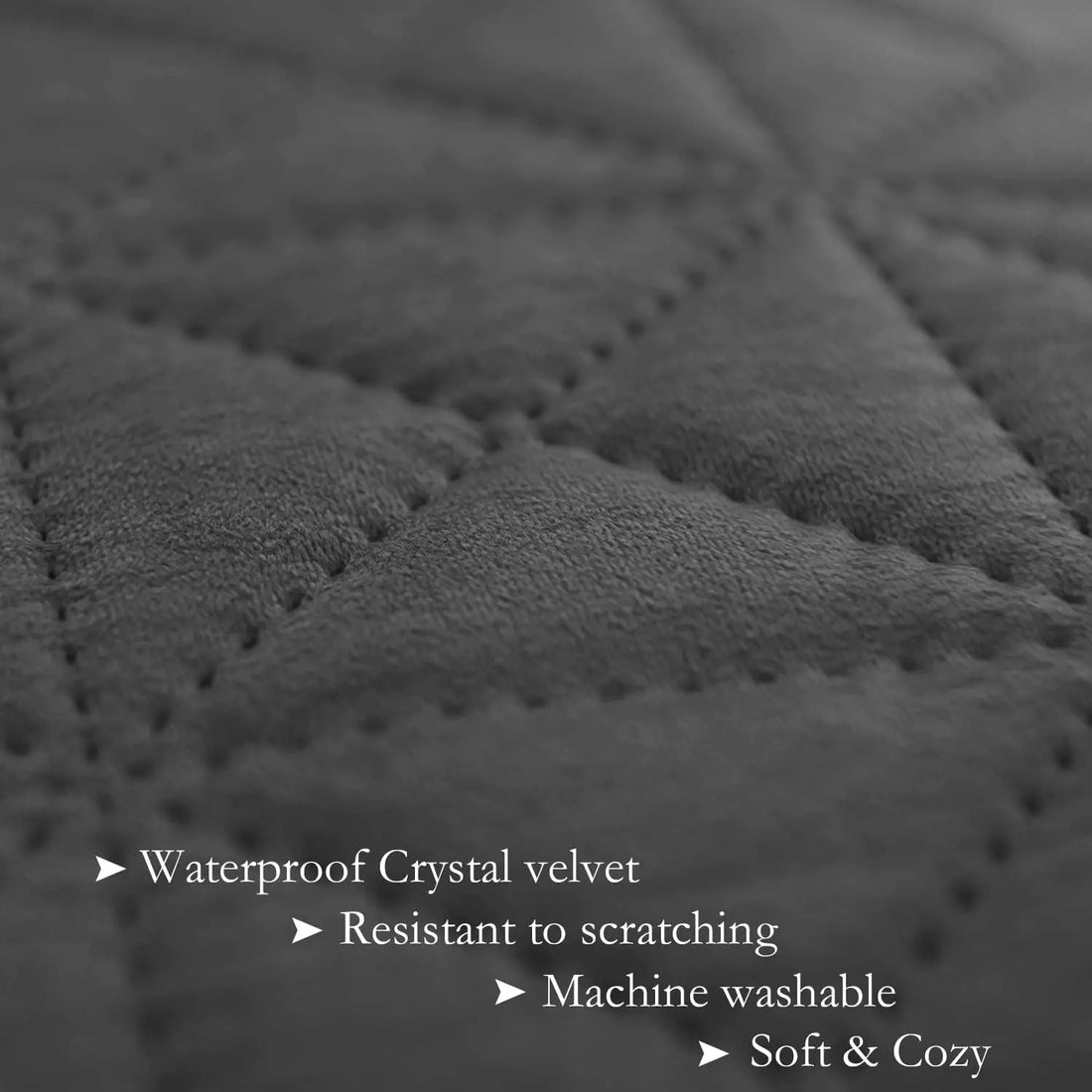 Waterproof Velvet Sofa Cover – Anti-Slip Pet Couch Protector