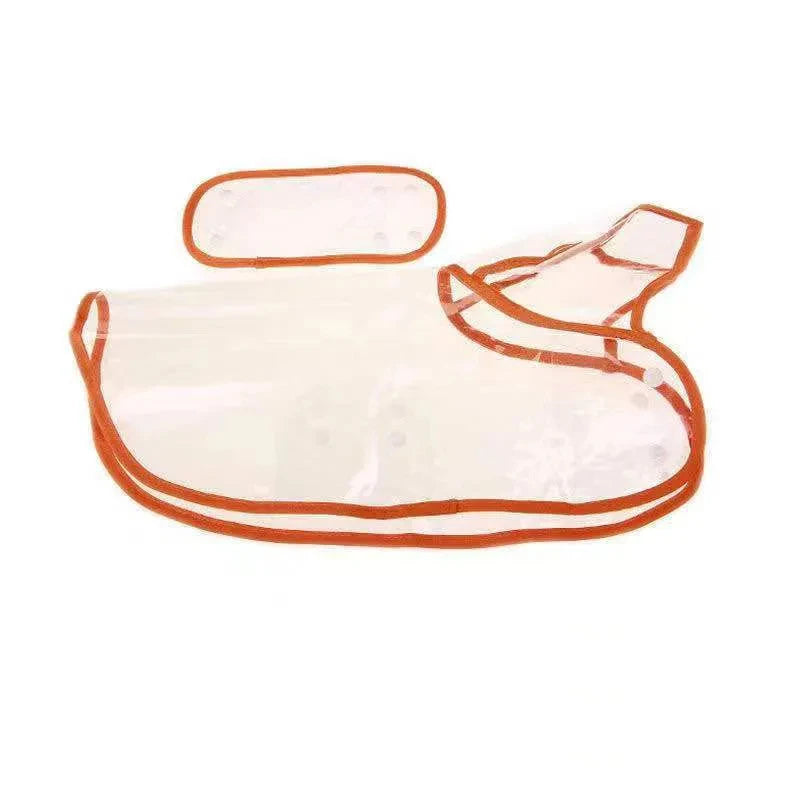 🌧️ ClearView Transparent Dog Raincoat – Lightweight Waterproof