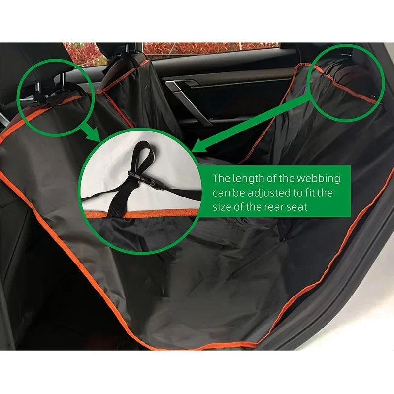 Waterproof Oxford Cloth Dog Car Seat Cover – Scratchproof Pet Hammock