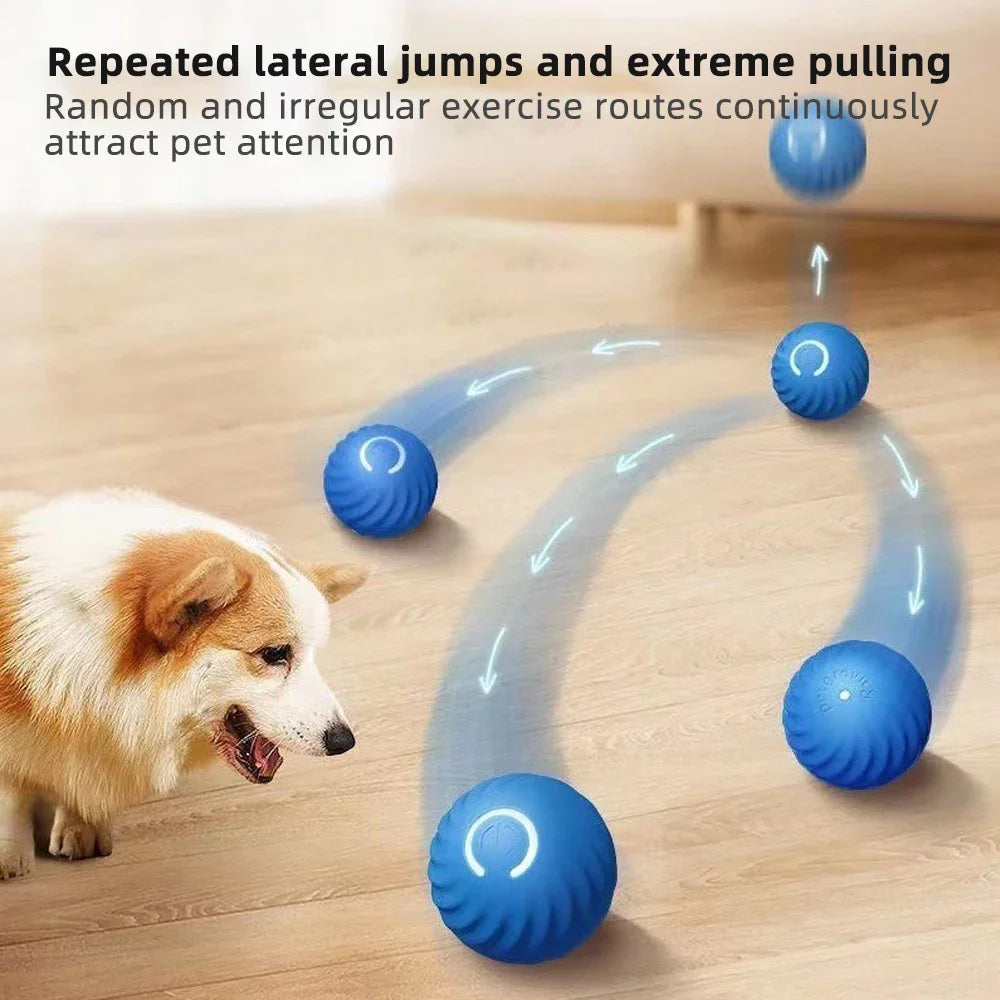 Smart Pet Toy Ball – Electric Interactive Rolling & Jumping Ball for Cats & Dogs