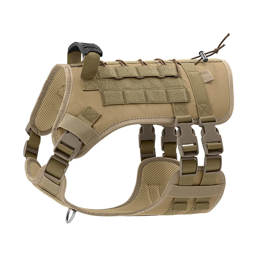 🐶 No-Pull Reflective Dog Harness with Handle – Soft Padded Control Vest