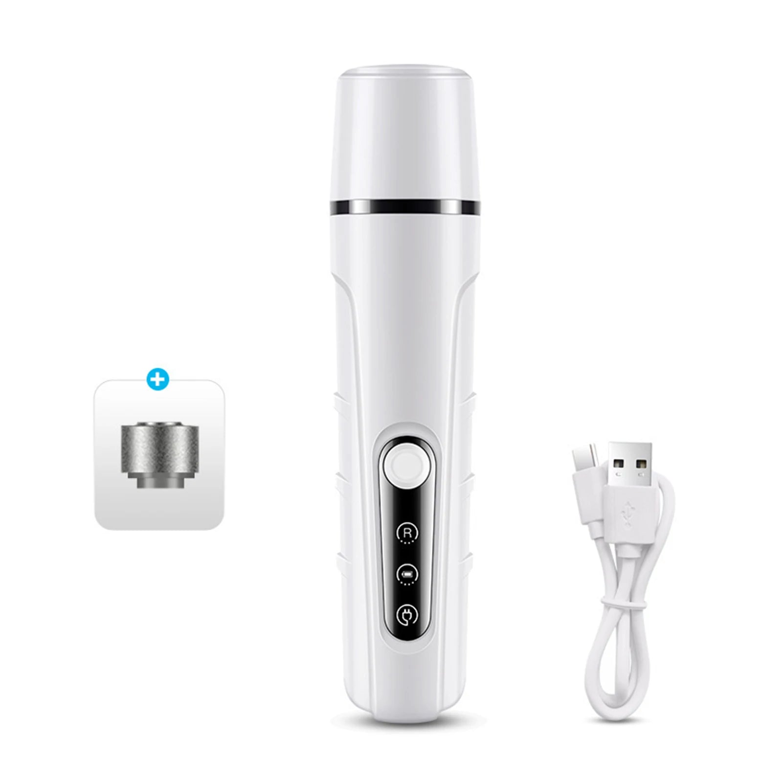Electric Pet Nail Grinder with LED Light – Dog & Cat Paw Grooming Tool