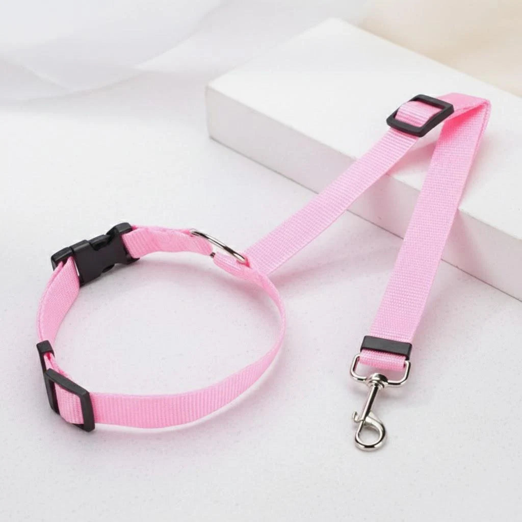 Adjustable Pet Car Seat Belt – Safety Harness Leash for Dogs & Cats