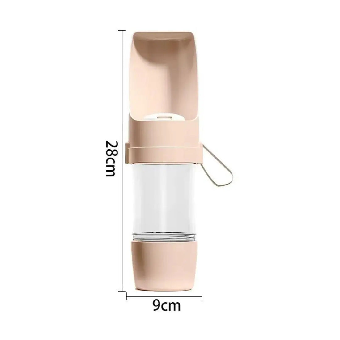Portable Pet Water Bottle with Food & Water Container – Travel Feeder for Dogs & Cats