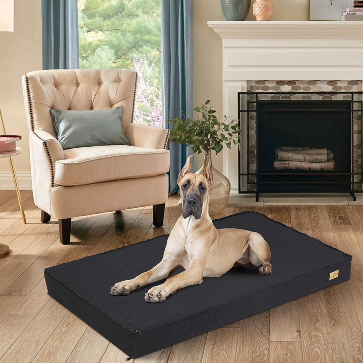 Orthopedic Memory Foam Dog Bed – Waterproof Washable Cover