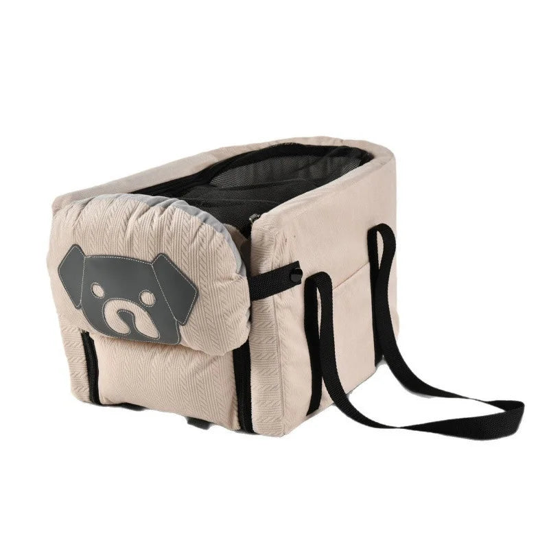 Foldable Dog Car Seat Cover Hammock – Travel Safety Carrier for Dogs & Cats