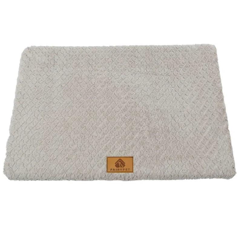 Orthopedic Memory Foam Pet Bed – Washable Faux Fur Cushion