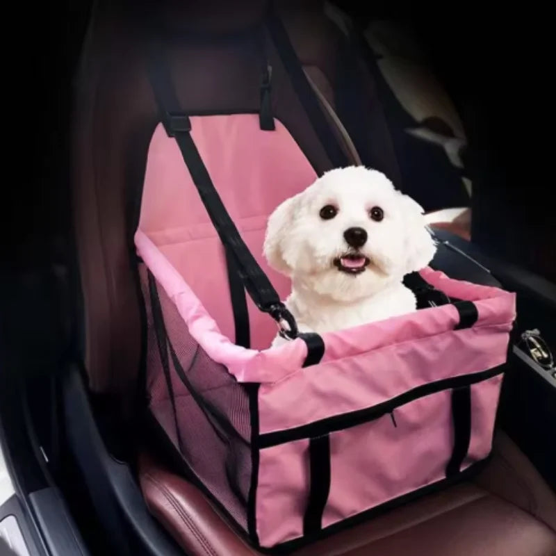 Foldable Dog Car Seat Cover Hammock – Travel Safety Carrier for Dogs & Cats