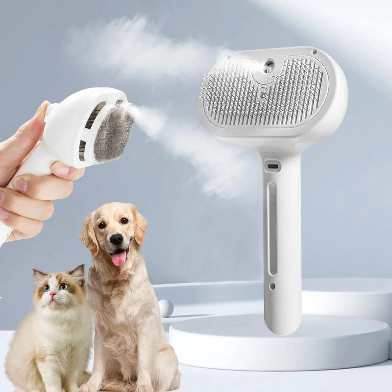 Dog & Cat Steam Massage Brush Comb