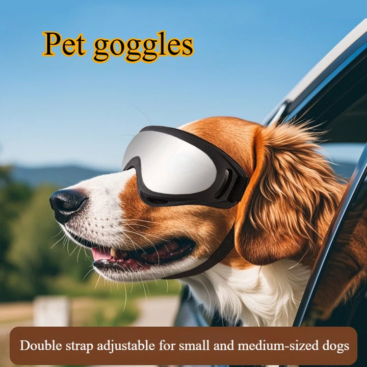 🕶️ UV Protection Dog Goggles – Windproof Outdoor Pet Sunglasses