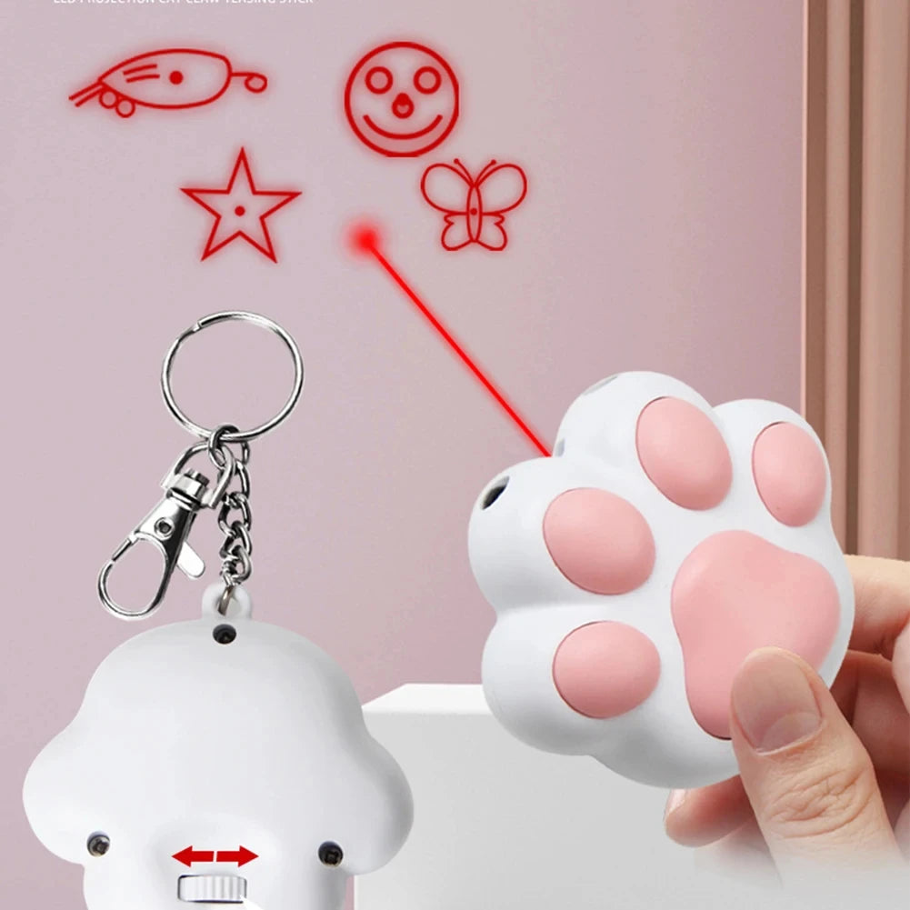 Rechargeable Laser Pet Toy – 5 Adjustable Patterns for Cats & Dogs