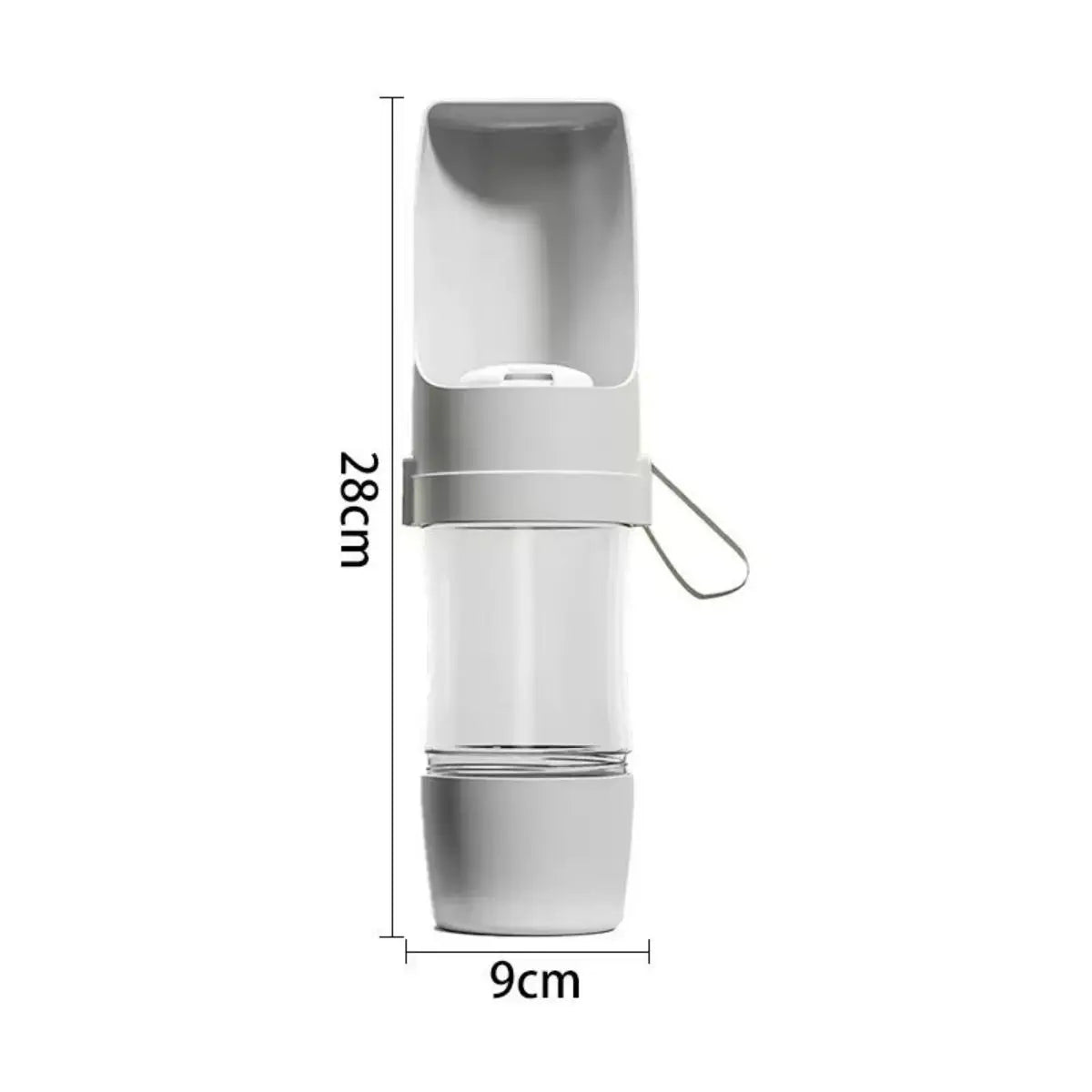 Portable Pet Water Bottle with Food & Water Container – Travel Feeder for Dogs & Cats