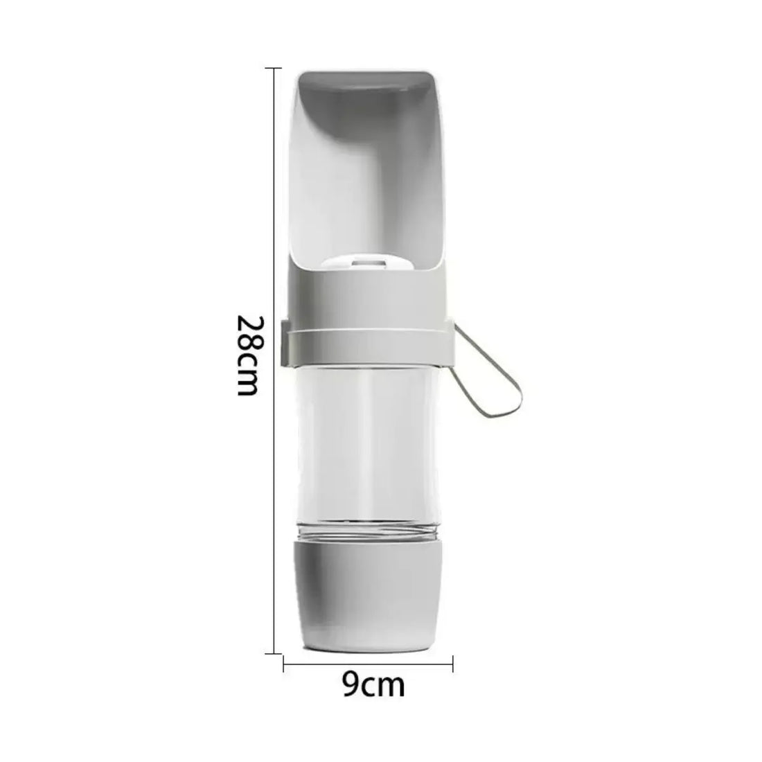 Portable Pet Water Bottle with Food & Water Container – Travel Feeder for Dogs & Cats