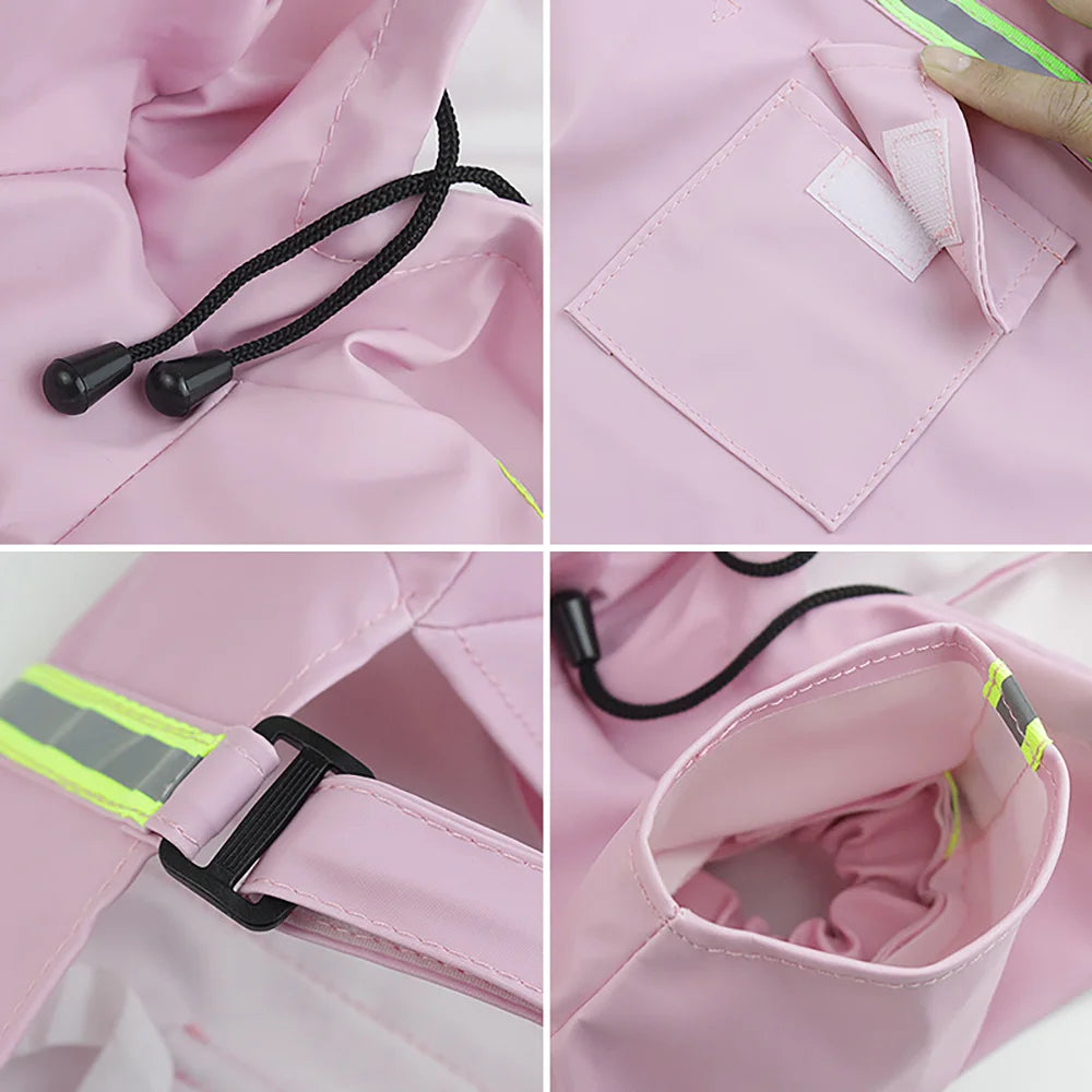 🌦️ Corgi Cloak Dog Raincoat – Waterproof & Reflective Outdoor Jacket