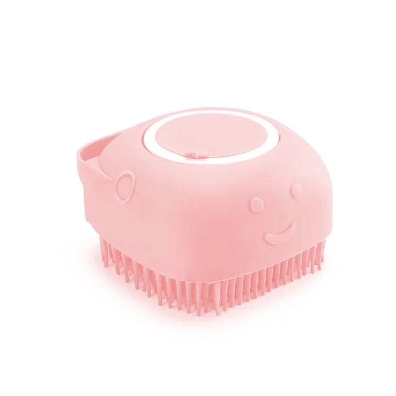 Silicone Pet Bath Massage Gloves – Gentle Grooming Brush for Dogs & Cats