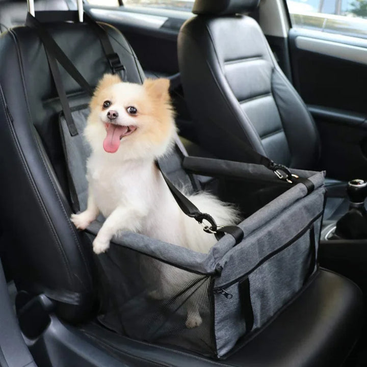 Foldable Dog Car Seat Cover Hammock – Travel Safety Carrier for Dogs & Cats
