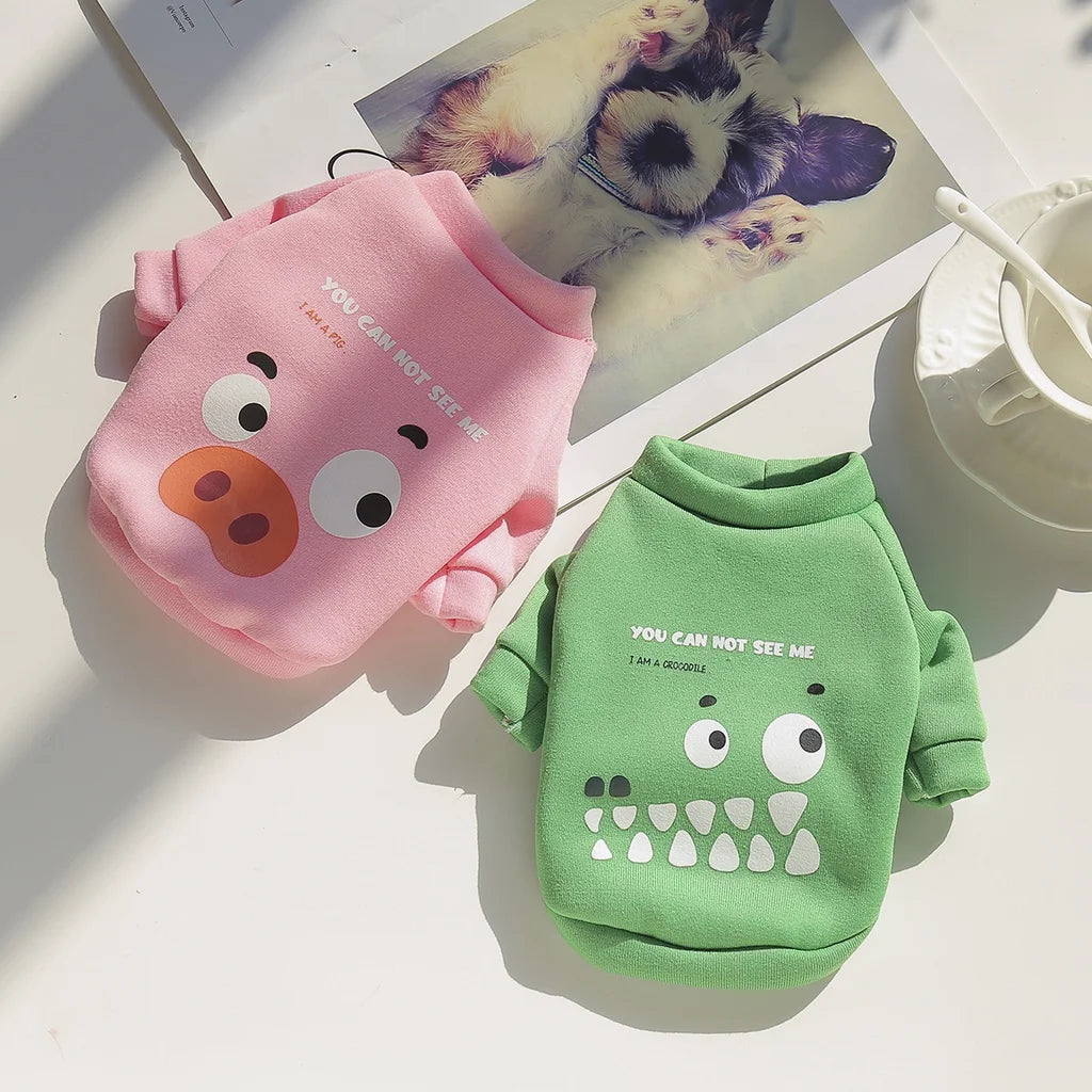 Cartoon Pet Sweater – Cozy Autumn & Winter Pullover
