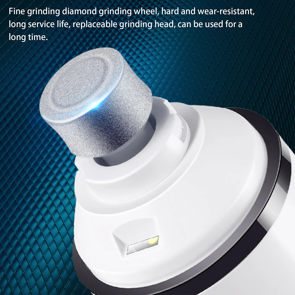 Electric Pet Nail Grinder with LED Light – Dog & Cat Paw Grooming Tool