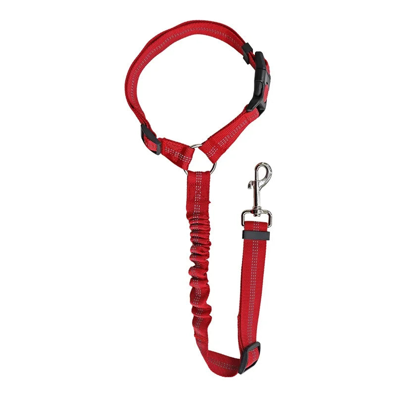 Reflective Pet Car Seat Belt & Harness – Safety Leash for Dogs & Cats