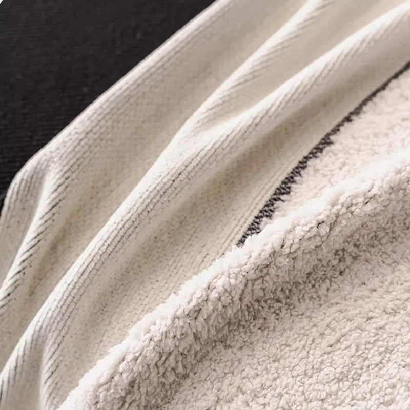 Nordic Geometric Sofa Cover – Soft Anti-Slip Couch Slipcover