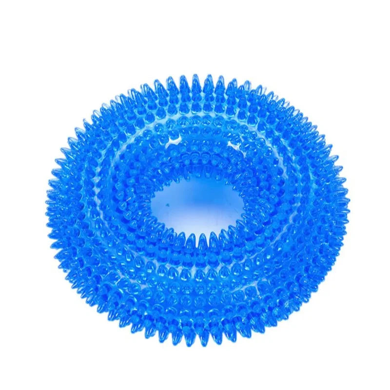 Dog Chew Toy – Thorn Ring for Teeth Cleaning & Interactive Play