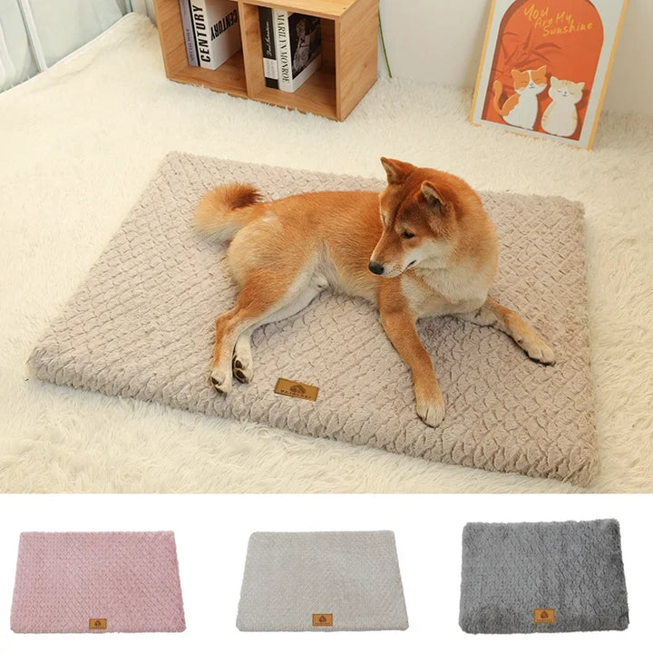 Orthopedic Memory Foam Pet Bed – Washable Faux Fur Cushion