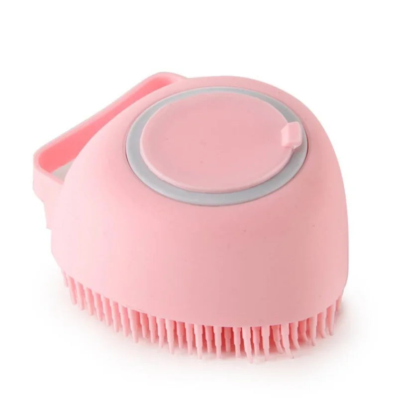 Silicone Pet Bath Massage Gloves – Gentle Grooming Brush for Dogs & Cats