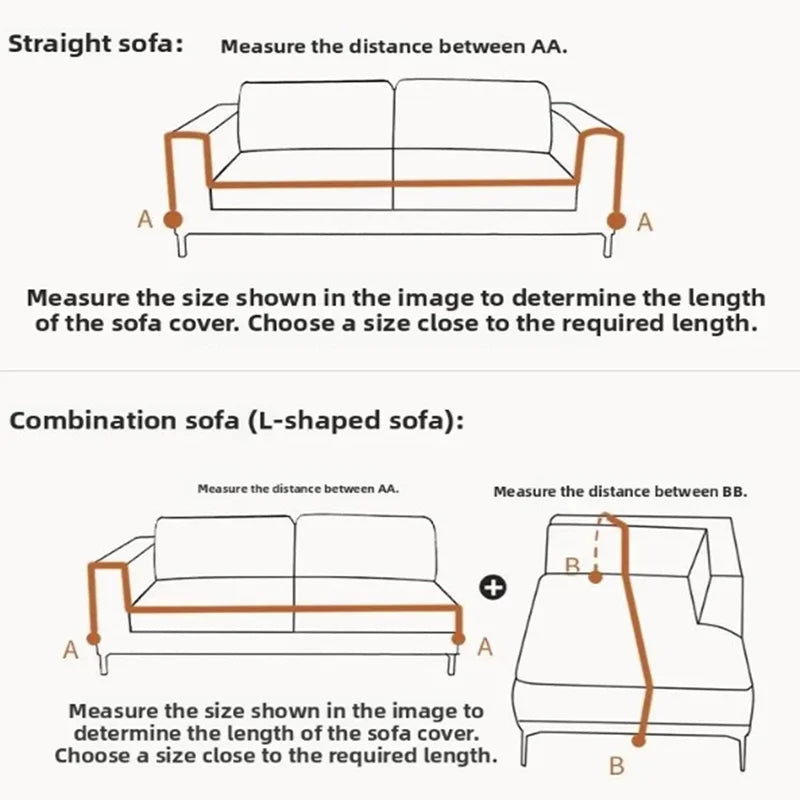 Nordic Geometric Sofa Cover – Soft Anti-Slip Couch Slipcover