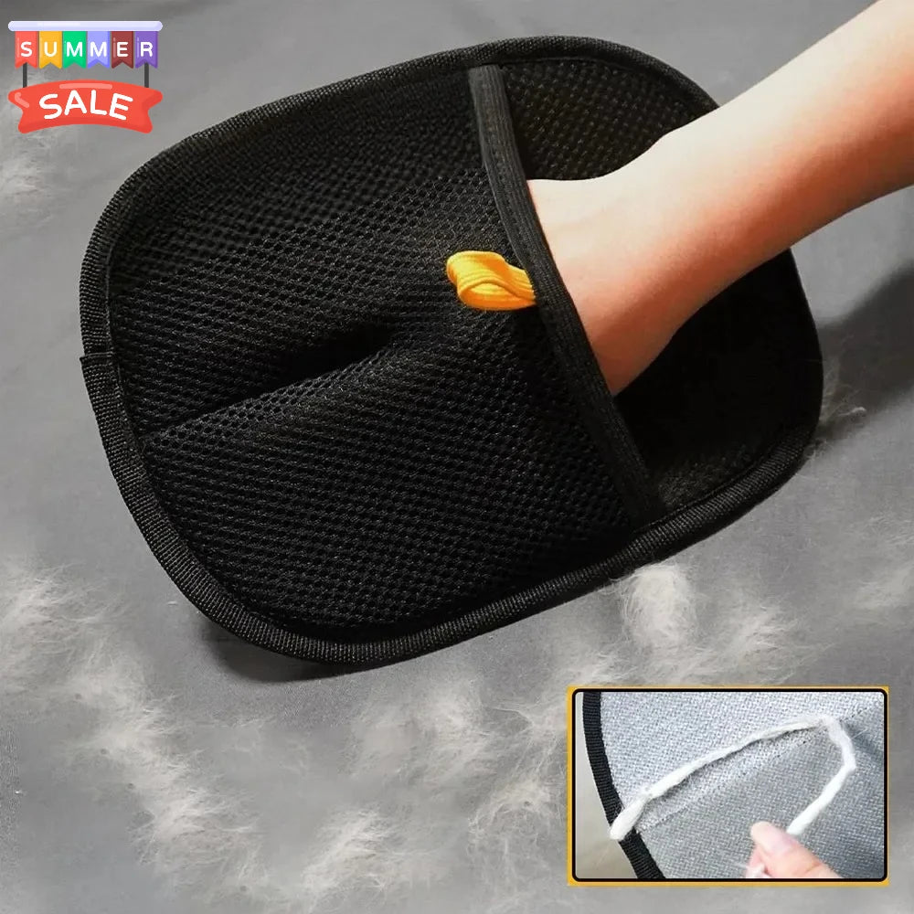 Static Pet Hair Removal Gloves – Grooming & Deshedding for Dogs & Cats