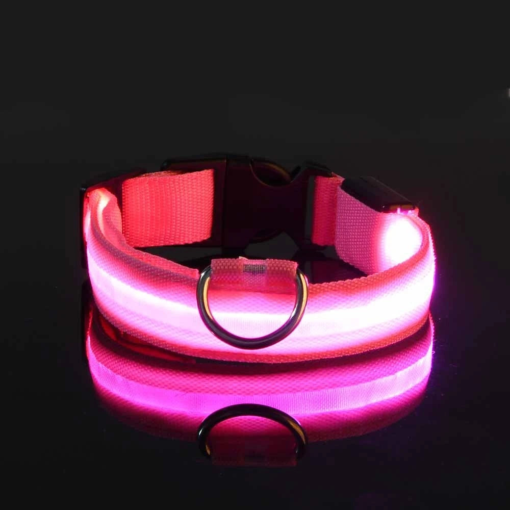 💡 GlowSafe™ LED Night Dog Collar – Flashing Luminous Safety Leash