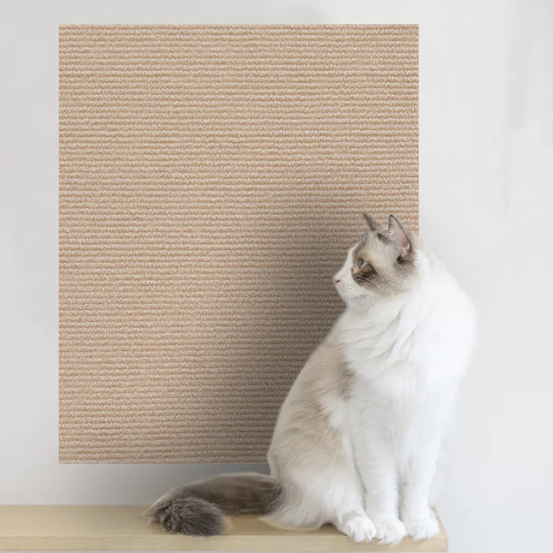 Self-Adhesive Cat Scratching Mat – Trimmable Carpet Furniture Protector