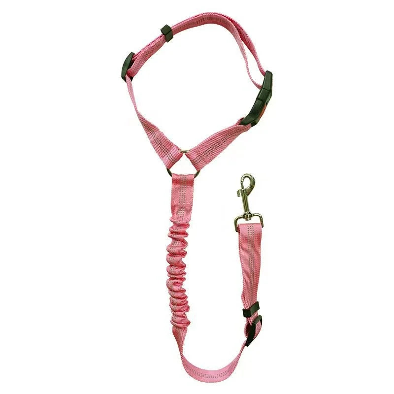 Reflective Pet Car Seat Belt & Harness – Safety Leash for Dogs & Cats
