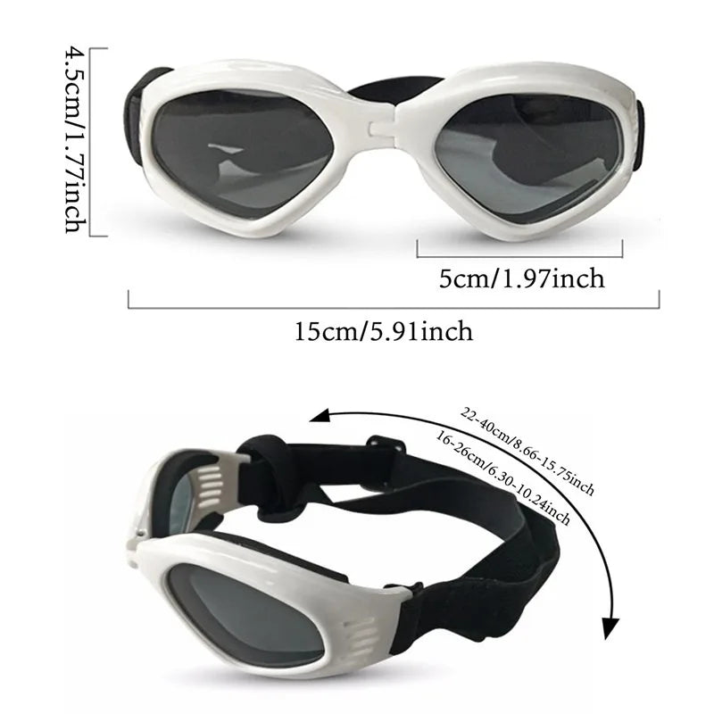🕶️ V-Shape Foldable Pet Goggles – Stylish Dog & Cat Sunglasses
