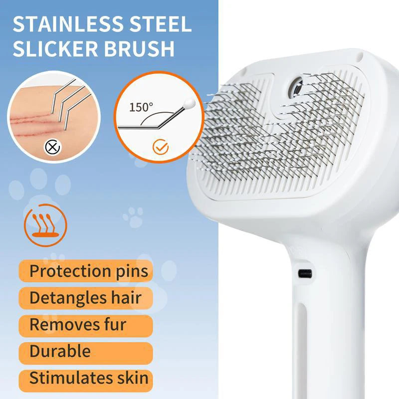 Dog & Cat Steam Massage Brush Comb