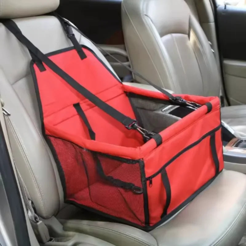 Foldable Dog Car Seat Cover Hammock – Travel Safety Carrier for Dogs & Cats