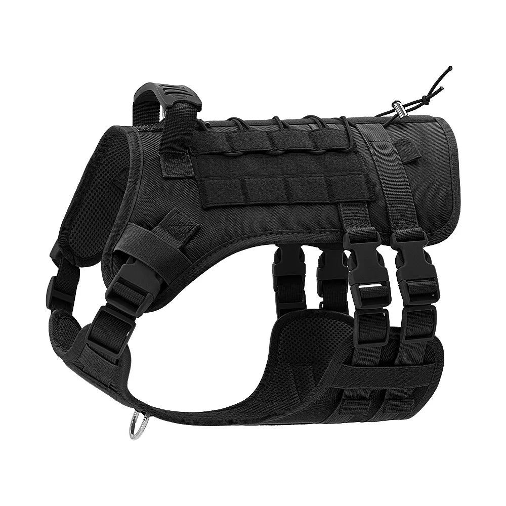 🐶 No-Pull Reflective Dog Harness with Handle – Soft Padded Control Vest