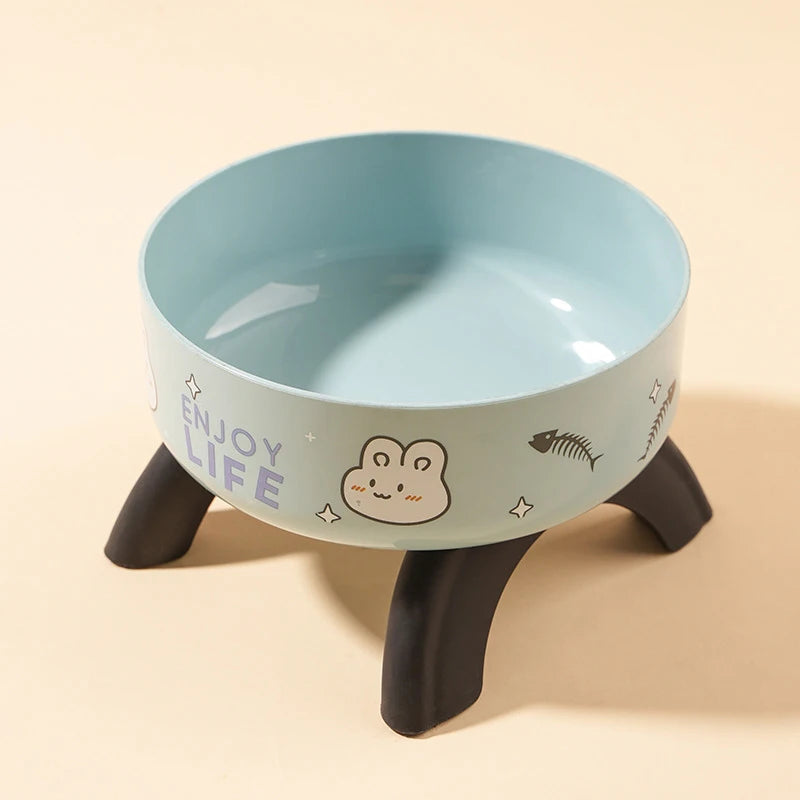 Elevated Pet Food & Water Bowl – Anti-Slip Raised Stainless Steel Feeding Stand